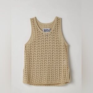 NWT BOBBLE HAUS Recycled Cotton Knit
Tank Top